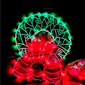 Danson Christmas Wreath Window Light Decoration